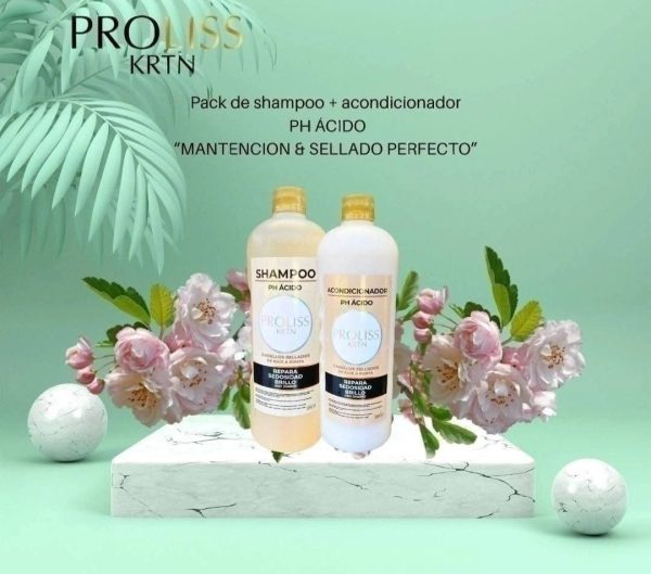 Ph.acido shampoo y acondicionador
