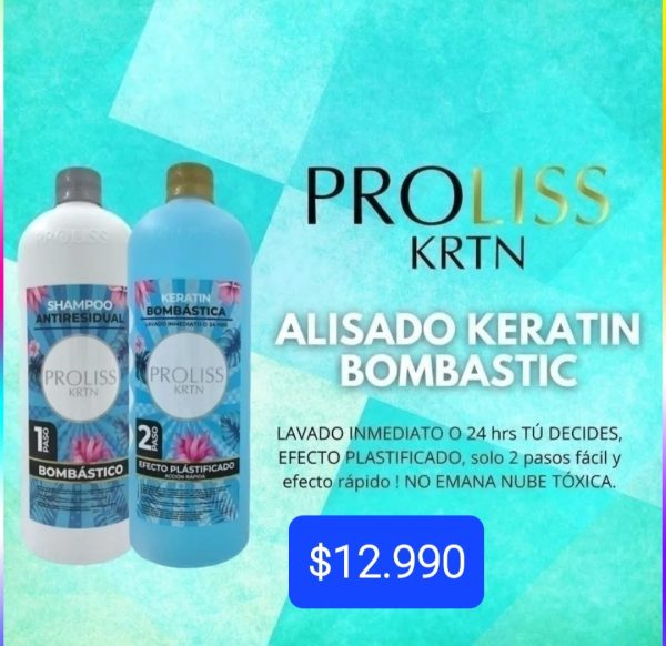 Keratina boom aroma chicle