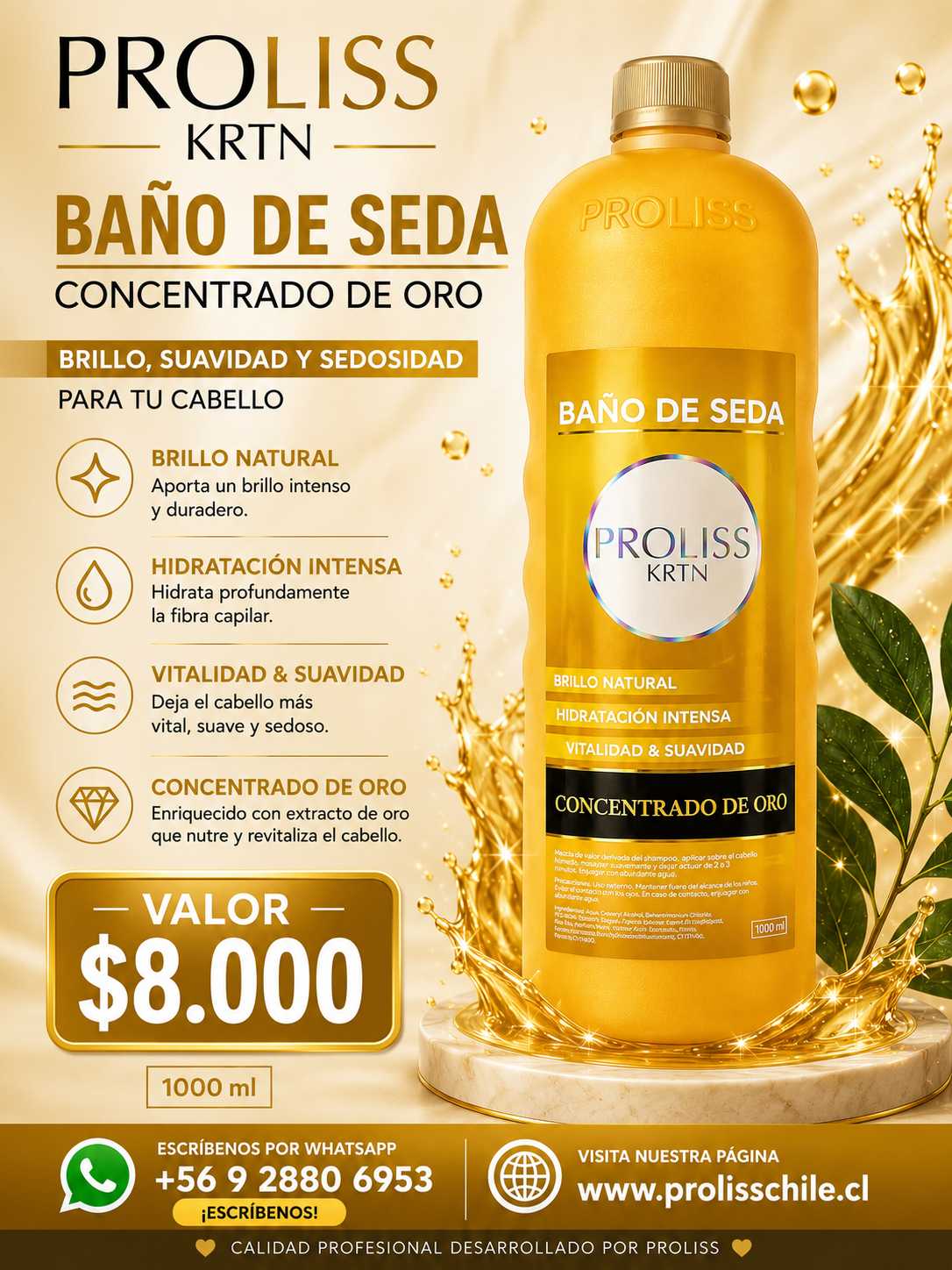 Baño de seda proliss
